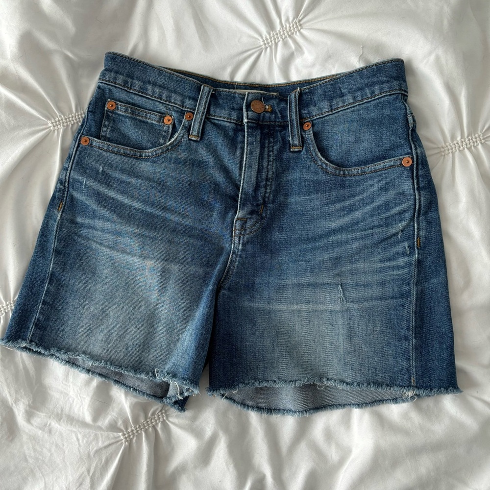 EUC Madewell high rise denim short